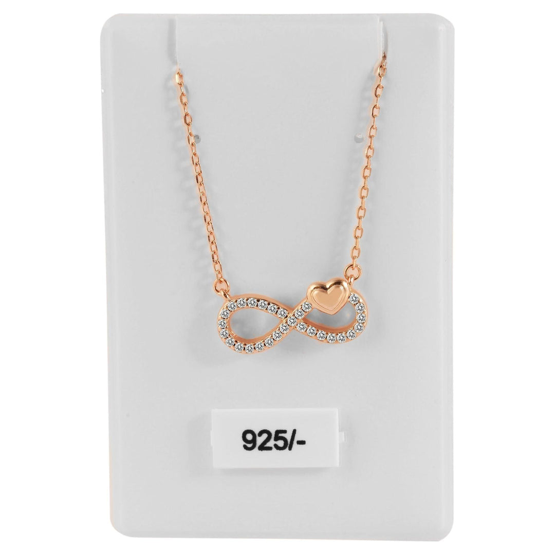 925/- Echt Silber Halskette Unendliche Liebe in 3 Farben - Luxurelle-Shop