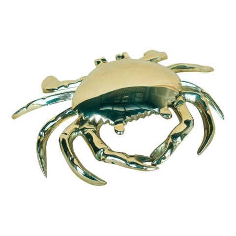 Aschenbecher Krabbe – maritimer Aschenbecher aus Messing