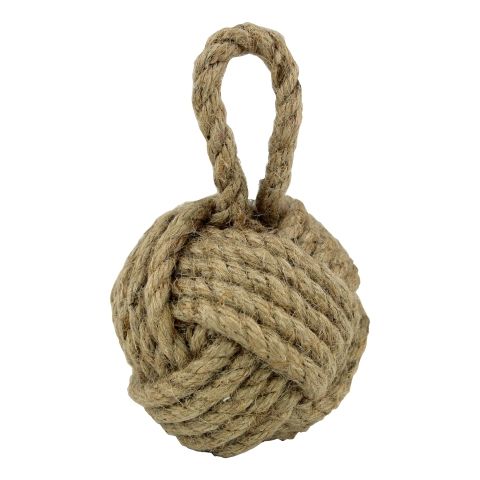 Briefbeschwerer Affenfaust – maritimer Knoten Briefbeschwerer aus Baumwolle