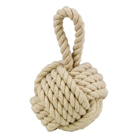 Briefbeschwerer Affenfaust – maritimer Knoten Briefbeschwerer aus Baumwolle