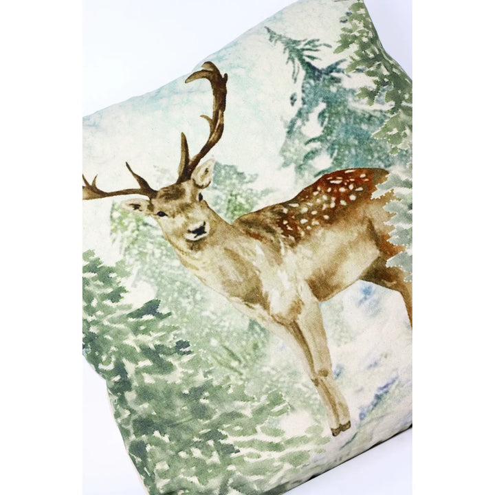 2er Set Kissenhülle Wildwechsel 45 x 45 cm aus Baumwolle