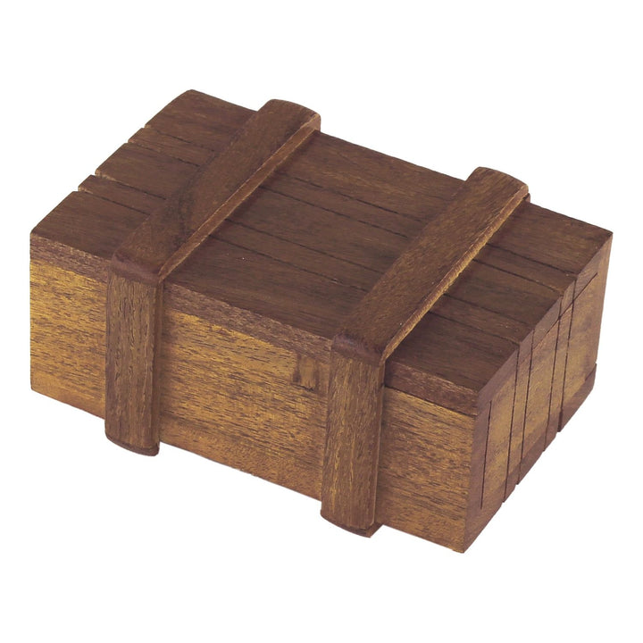 Geheime Kiste aus Holz – Puzzle Geheimbox mit verstecktem Fach