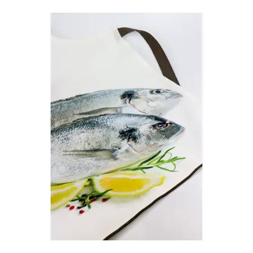 Schürzenset Fish – 2 teiliges Küchenset aus Baumwolle 60 × 85 cm