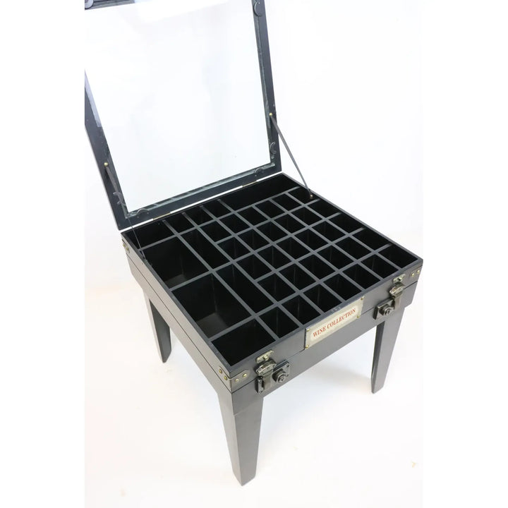 Beistelltisch Wine Collection mit Glasplatte