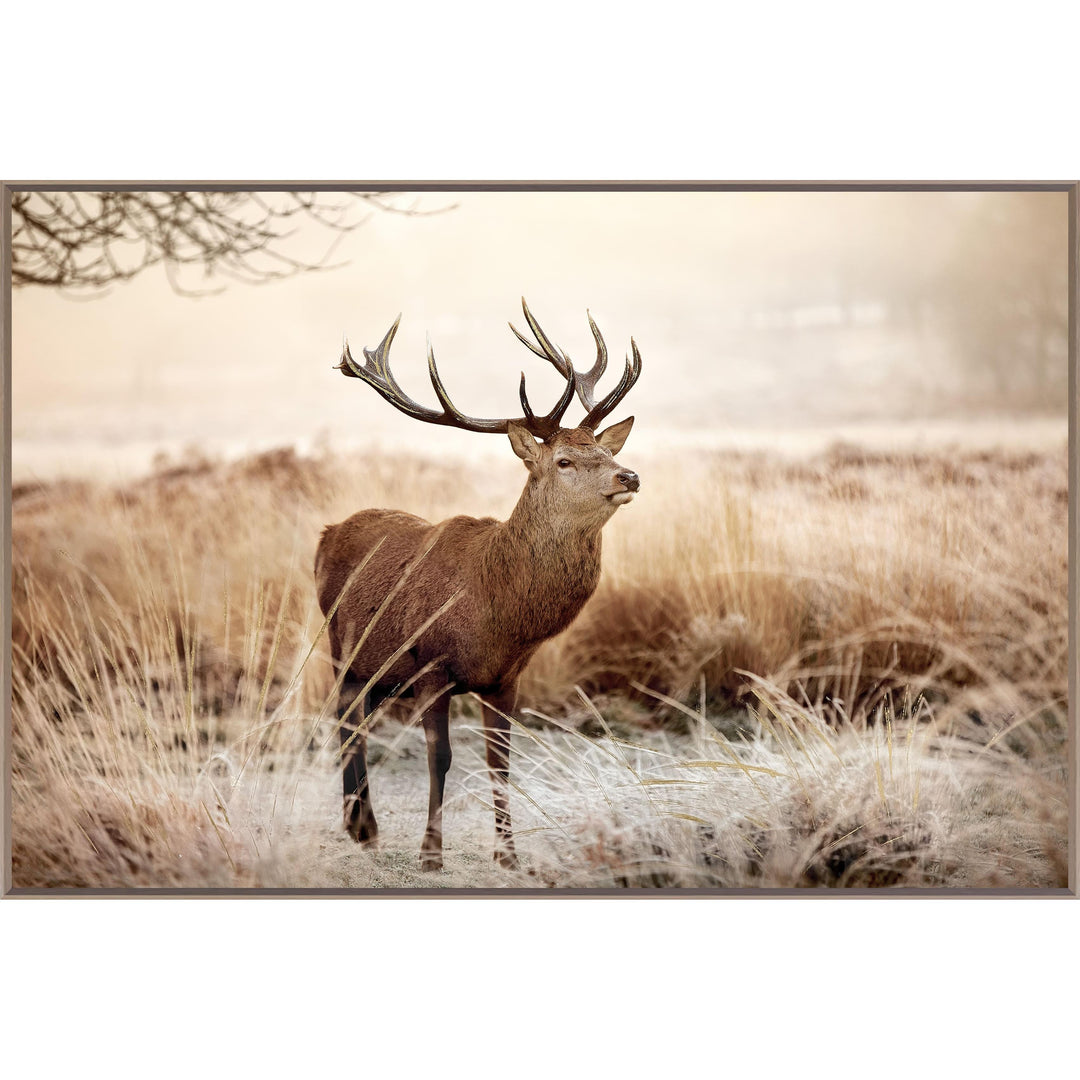 Wandbild " Hirsch in der Landschaft"