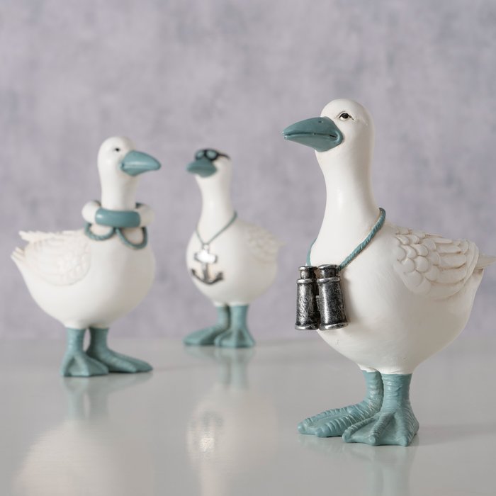 Figuren-Set Benny – maritime Möwen im 3er-Set