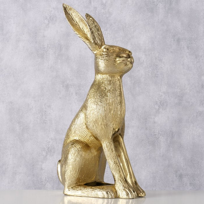 Figur Hannes – eleganter Hase in edlem Gold-Finish