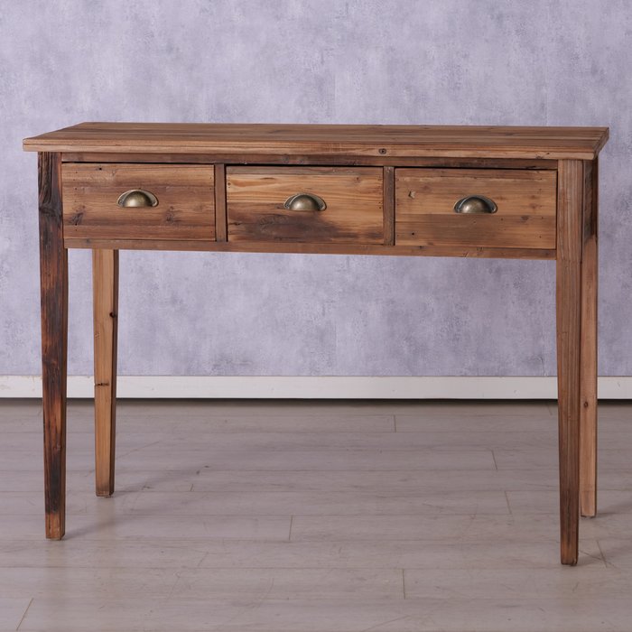 Konsole Luzia aus recyceltem Holz im Shabby Look