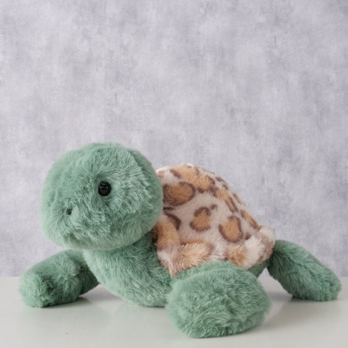 Kuscheltier Turtly – weiche Schildkröte aus Plüsch in Grün