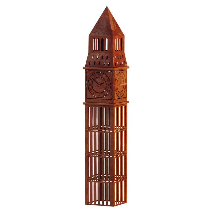 Big Ben – Metallskulptur mit Uhrwerk