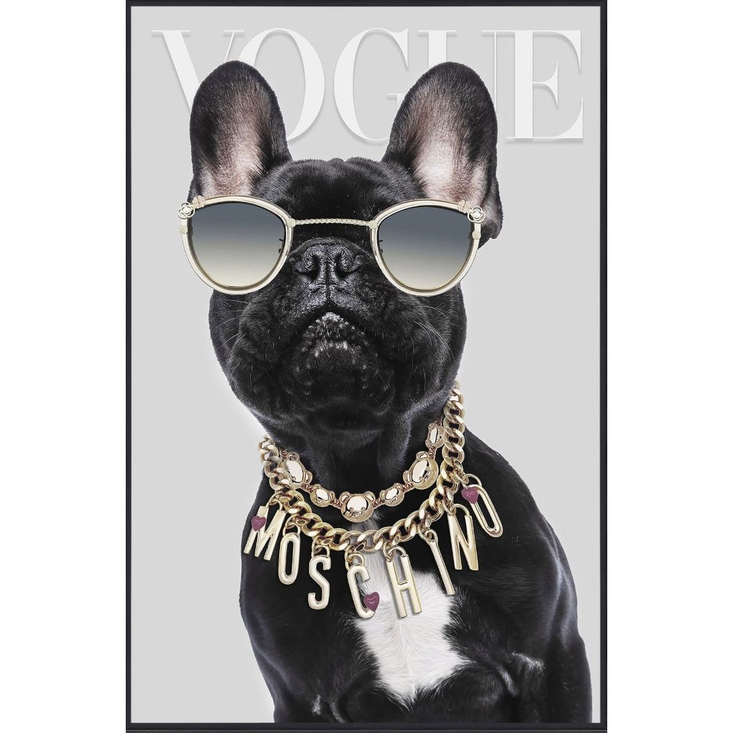Diamant d`Art Collection Wandbild Bulldogge in 2 Varianten