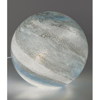 Kugellampe Luxor 29 cm aus transparentem Farbglas in 4 Varianten