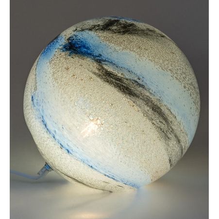 Kugellampe Luxor 29 cm aus transparentem Farbglas in 4 Varianten