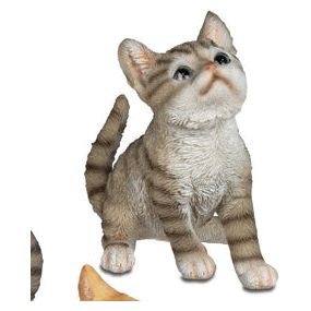 Katzenfiguren 20 cm – 4 Varianten – sitzend & stehend