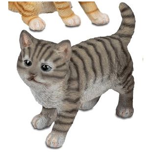 Katzenfiguren 20 cm – 4 Varianten – sitzend & stehend