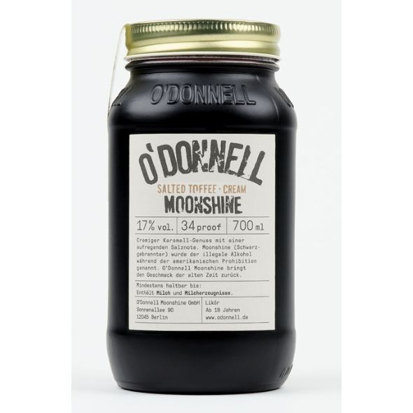 O'Donnell Moonshine Salted Toffee Cream