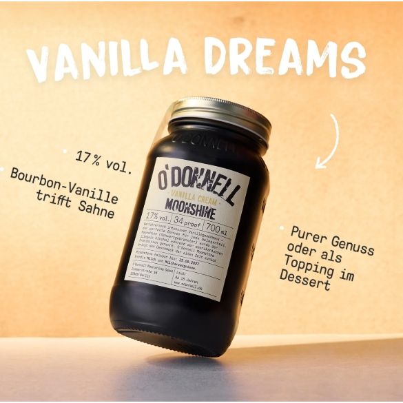 O'Donnell Moonshine Vanilla Cream