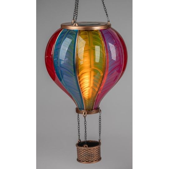 Solar Hänger Ballon XXL – dekoratives Solarlicht mit Flammen Effekt