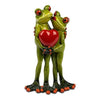 Dekofigur „Froschpaar mit Herz“ – handbemalt, 10 × 16 cm