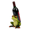 Flaschenhalter „Frosch“ – handbemalt, 15 × 15 cm