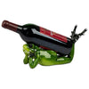 Flaschenhalter „Frosch“ – handbemalt, 26 cm