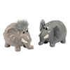 Spardose „Elefant“ mit Schloss – 2er-Set, handbemalt, 16 cm