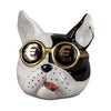 Spardose „Euro-Bulldogge“ mit Schloss – handbemalt, 14 cm