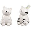 Spardose „Katze“ mit Schloss – 2er-Set, handbemalt, 13 × 18 cm