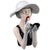 Deko-Büste „Dame mit Lippenstift“ – handbemalt, 20 × 30 cm