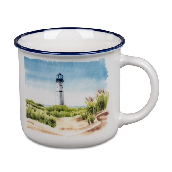 Porzellan Becher Dünenzauber 355 ml Leuchtturm Tasse
