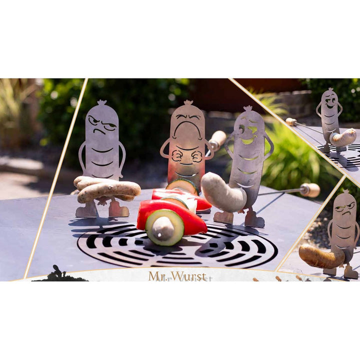 Mr. Wurst Grillspieß-Figur in 3 Varianten