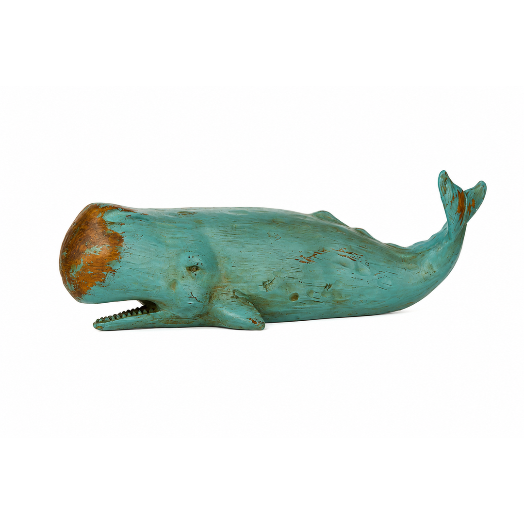 Wal Figur Vintage – maritime Dekofigur im Used Look