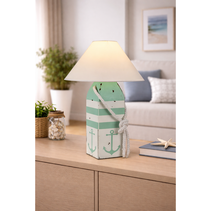 Bojenlampe Anchor – dekorative Tischlampe im maritimen Stil