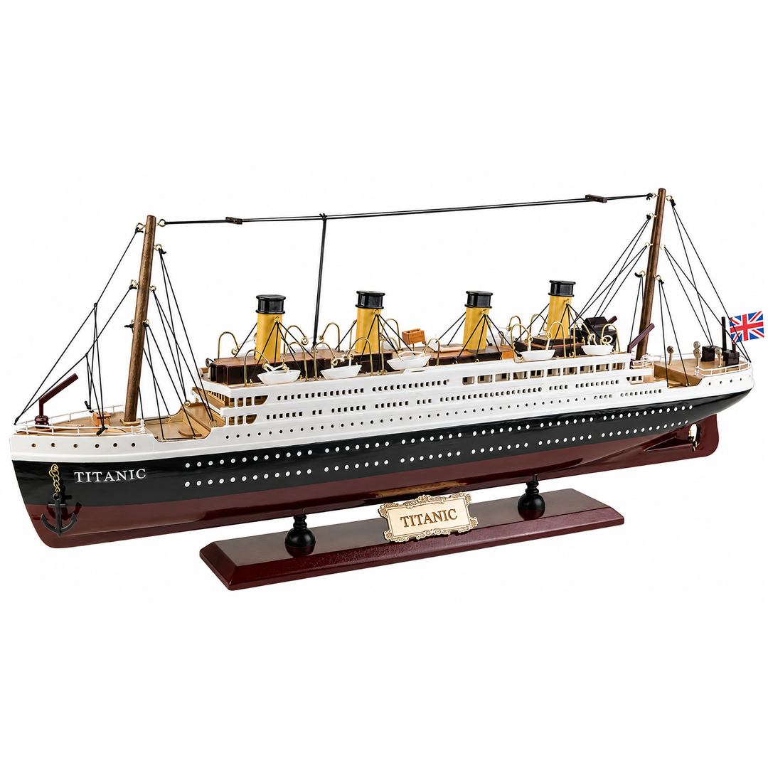 Modellschiff Titanic – detailreiches Schiffsmodell aus Holz