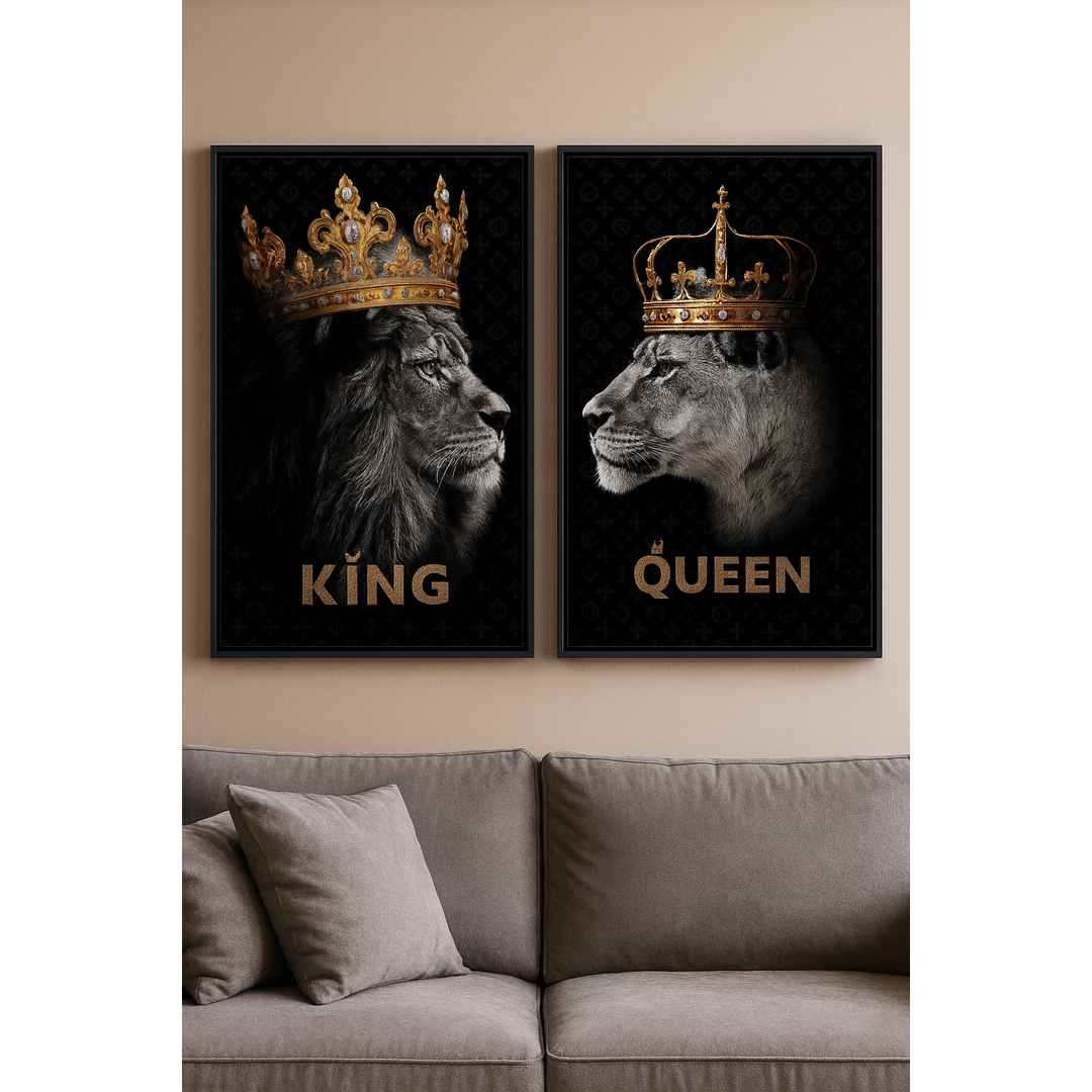 Diamant d’Art Collection – Wandbild „King“ oder „Queen“
