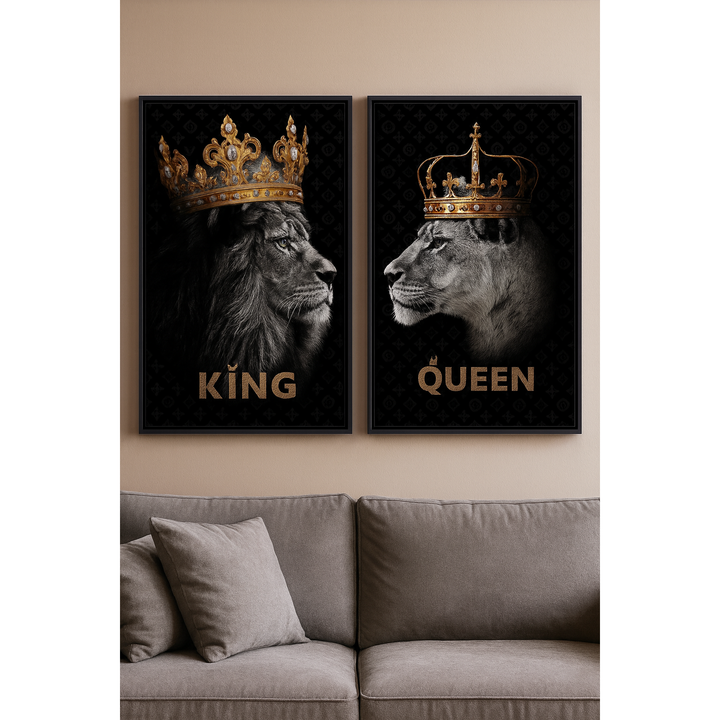 Diamant d’Art Collection – Wandbild „King“ oder „Queen“