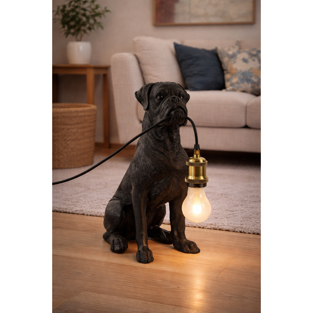 Lampe Doggy schwarz