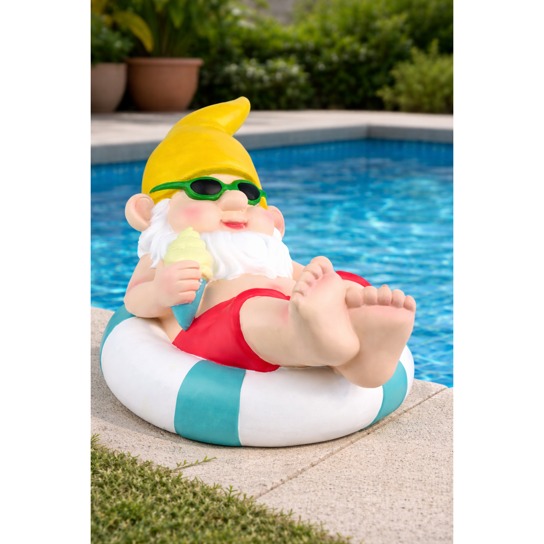 Funny Zwerg Floatin’ Franky