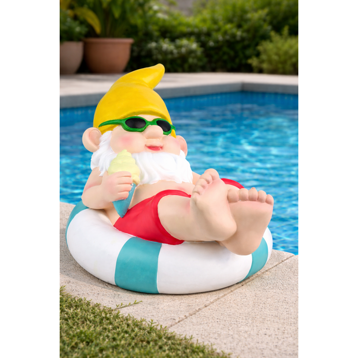Funny Zwerg Floatin’ Franky