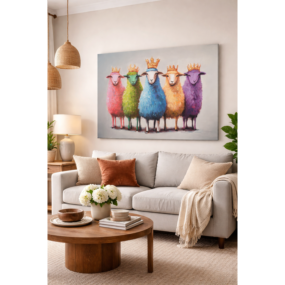Royal Sheep Design by Luxurelle – Ein humorvoller Blickfang