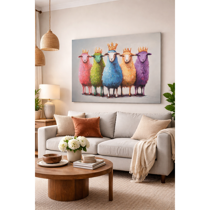 Royal Sheep Design by Luxurelle – Ein humorvoller Blickfang