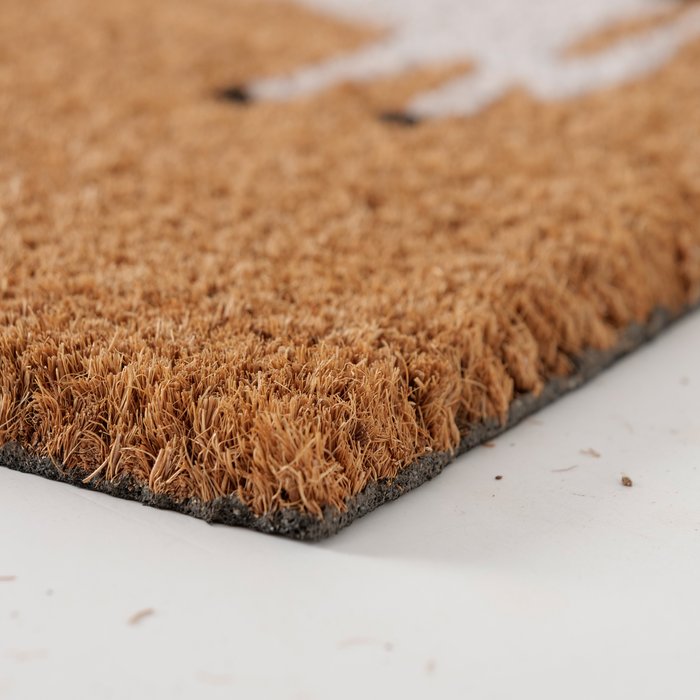 Fußmatte Kuh – dekorative Kokos Fußmatte mit Bauernhof Motiv
