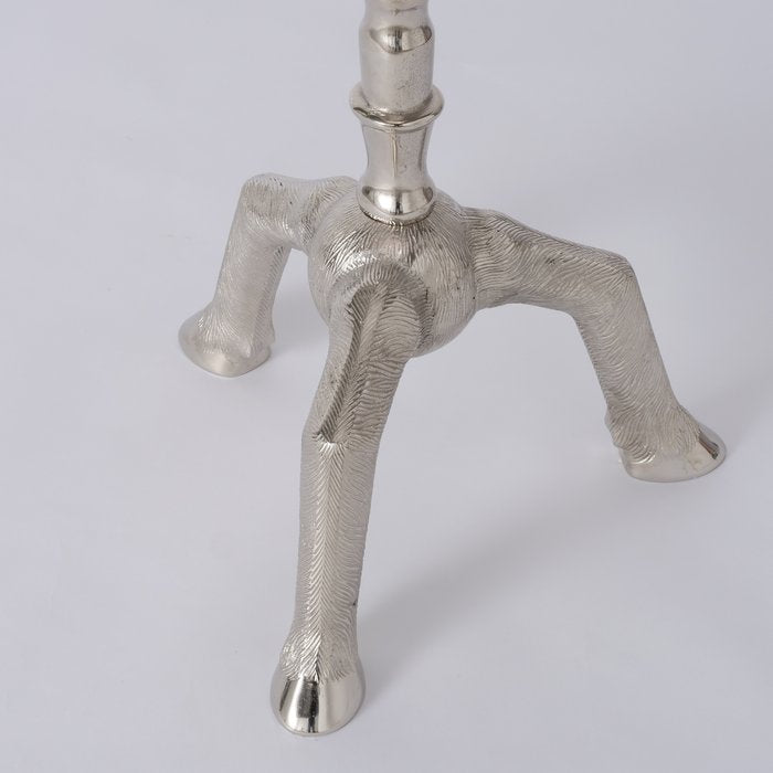 Figur Georgous – imposanter Hirsch in edlem Silber-Finish