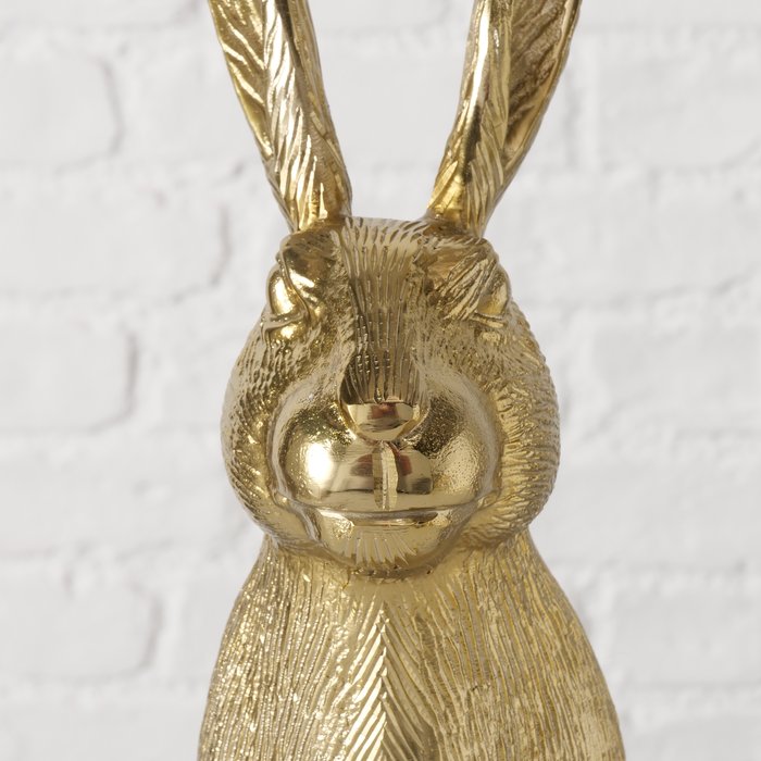 Figur Hannes – eleganter Hase in edlem Gold-Finish