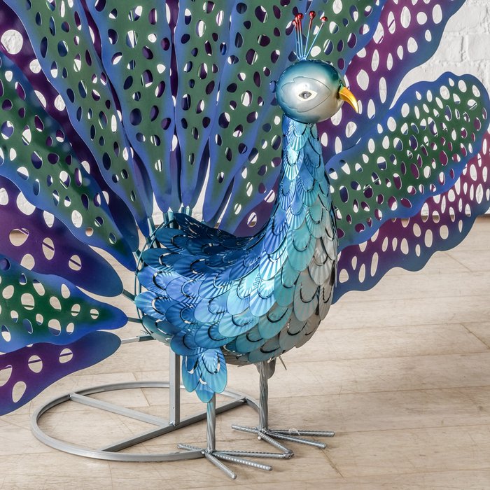 Figur Posy XXL – majestätischer Pfau
