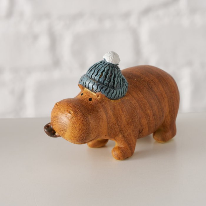 Figur Wilhelmy 3-teilig – Niedliche Nilpferd-Figuren mit Charme