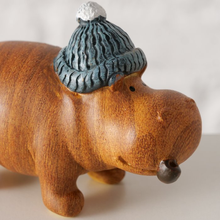 Figur Wilhelmy 3-teilig – Niedliche Nilpferd-Figuren mit Charme