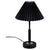 Tischlampe, Leuchte PLISSEE BLACK H. 40cm