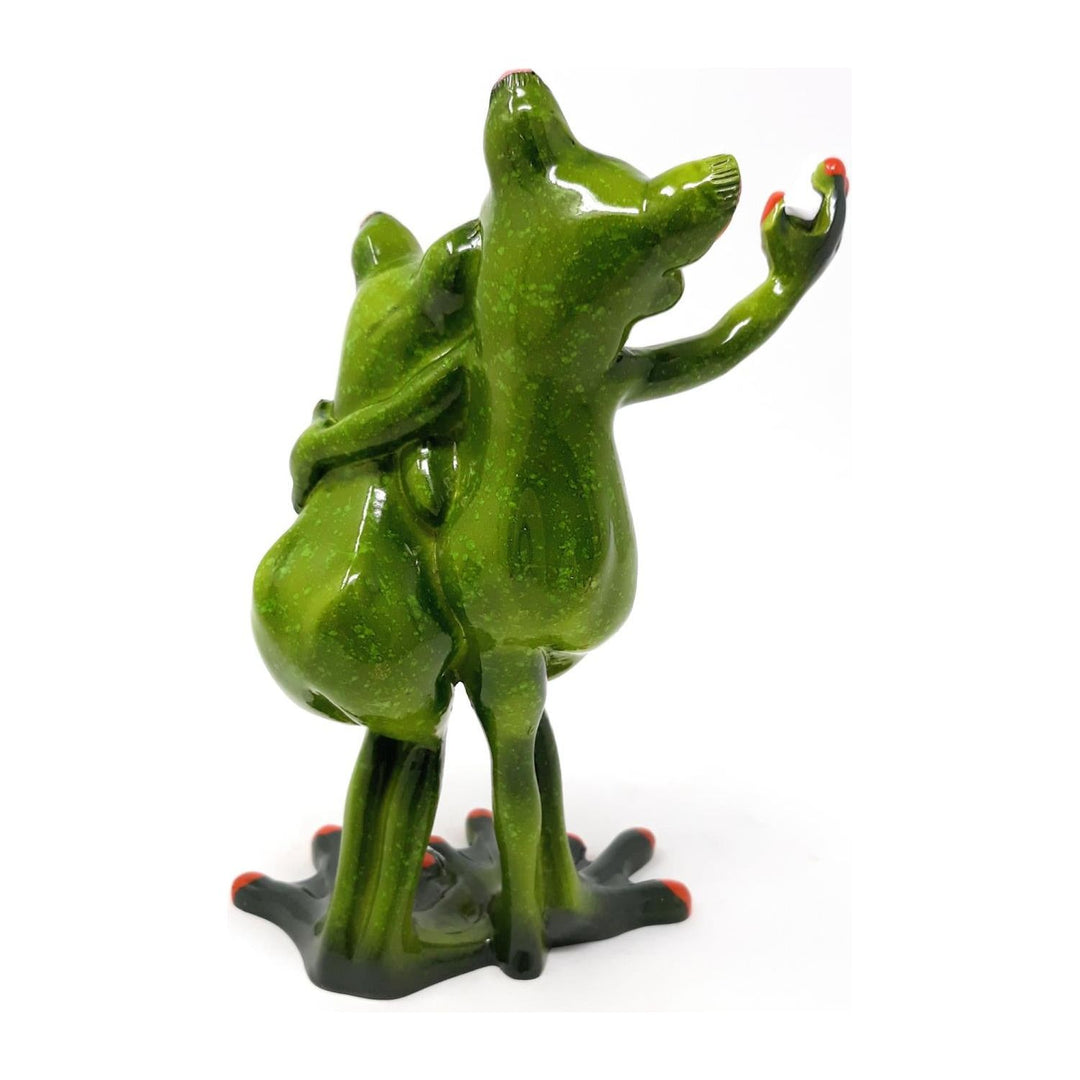 Dekofigur Froschpaar Selfie
