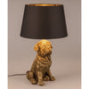 Tischlampe, Leuchte Bulldogge , Hund sitzend H. 52cm